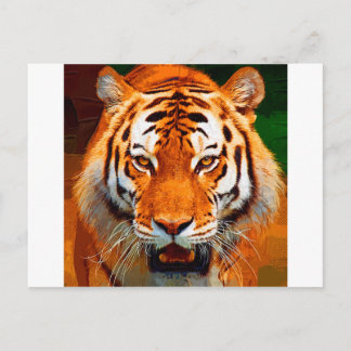 tijger briefkaart