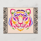 Tijger Briefkaart (Voorkant)