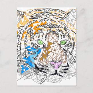 tijger briefkaart