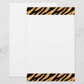 tijger briefpapier (Voorkant / Achterkant)