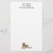 tijger briefpapier (Voorkant)