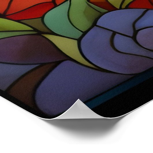 Tijger Brullend Poster (Hoek)