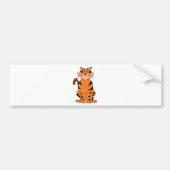 tijger bumpersticker (Voorkant)