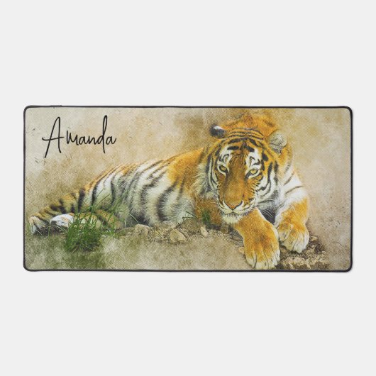 tijger bureaumat (Voorkant)