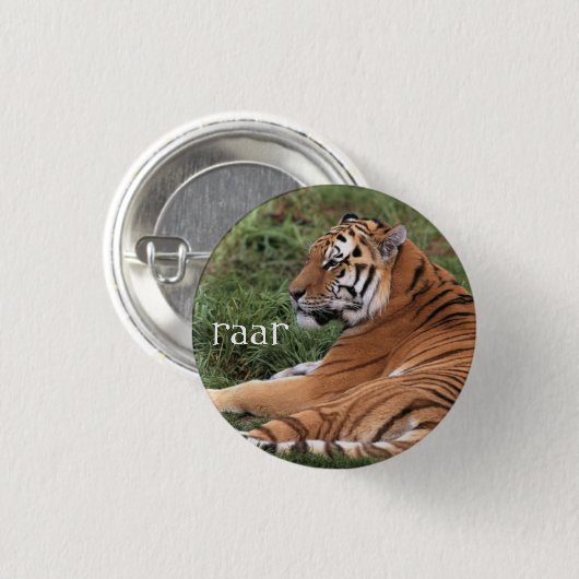 Tijger Button (Voorkant /achterkant)