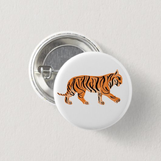 Tijger Button (Voorkant /achterkant)
