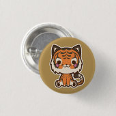 Tijger Button (Voorkant /achterkant)
