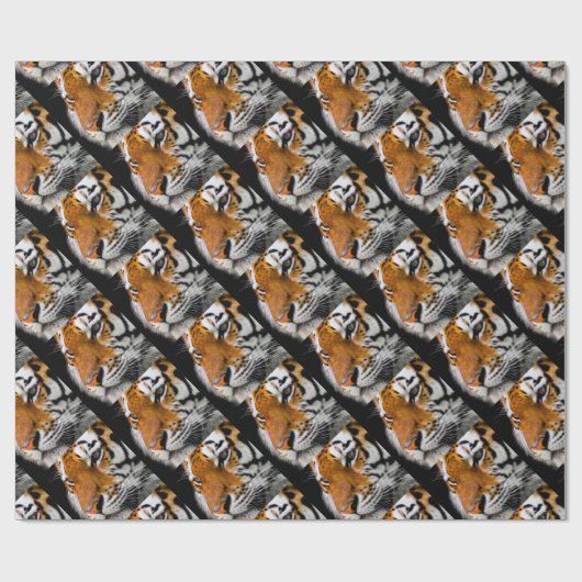 tijger cadeaupapier (Vlak)