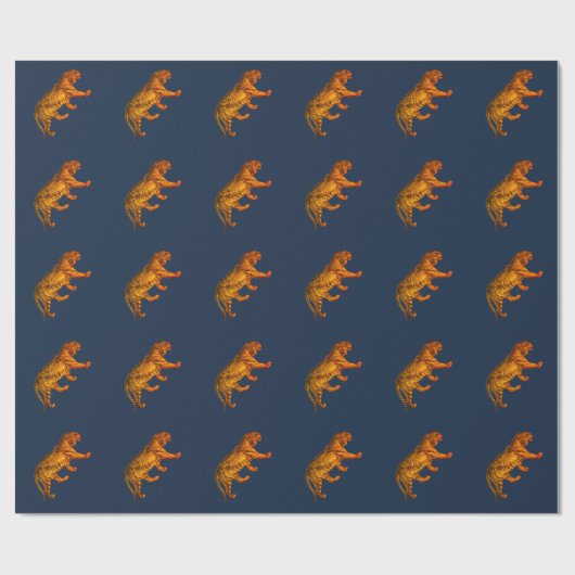  tijger cadeaupapier (Vlak)