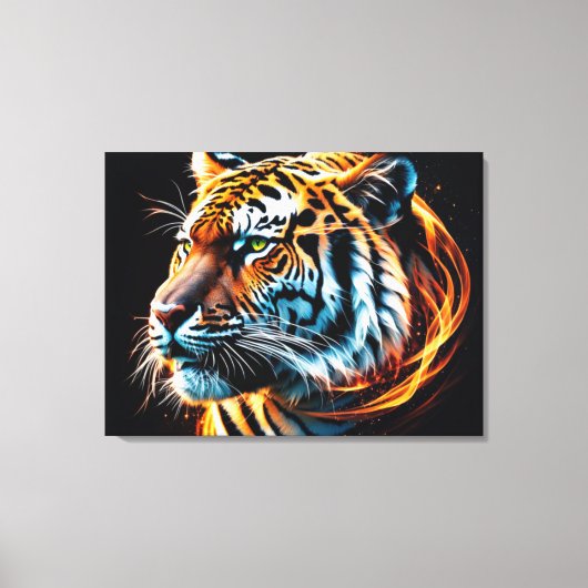 Tijger Canvas Afdruk (Voorkant)
