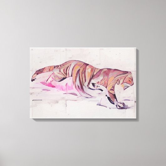  tijger canvas afdruk (Voorkant)