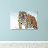 tijger canvas afdruk (Insitu (Houten vloer))