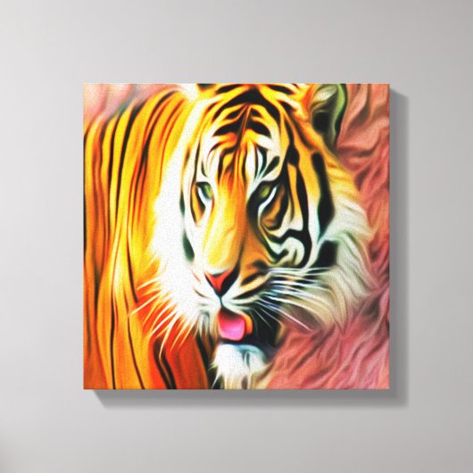 Tijger Canvas Afdruk (Voorkant)