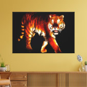 tijger canvas afdruk (Insitu (Woonkamer))