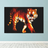 tijger canvas afdruk (Insitu (Houten vloer))