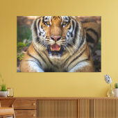 tijger canvas afdruk (Insitu (Woonkamer))