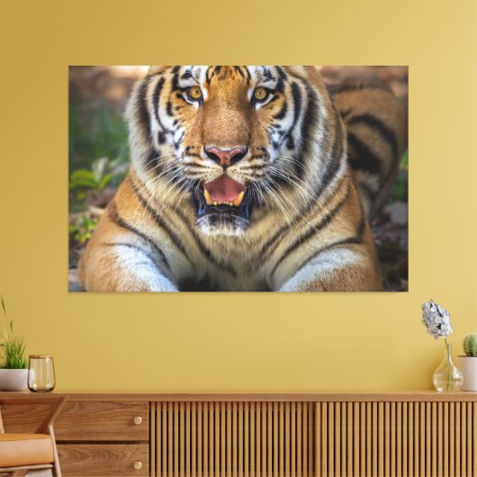tijger canvas afdruk (Insitu (Woonkamer))