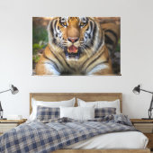 tijger canvas afdruk (Insitu (Slaapkamer))