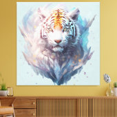 tijger canvas afdruk (Insitu (Woonkamer))