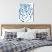 tijger canvas afdruk (Insitu (Slaapkamer))