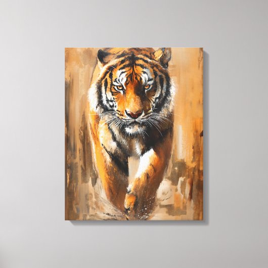 tijger canvas afdruk (Voorkant)
