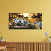 tijger canvas afdruk (Insitu (Woonkamer))