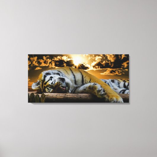 tijger canvas afdruk (Voorkant)