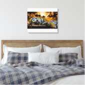 tijger canvas afdruk (Insitu (Slaapkamer))