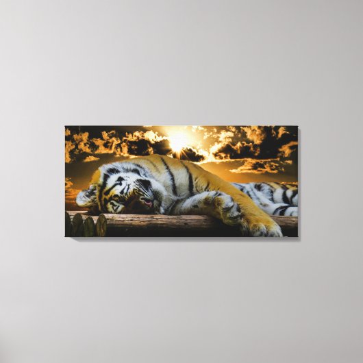 tijger canvas afdruk (Voorkant)