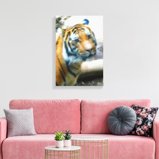 tijger canvas afdruk (Insitu (Woonkamer))