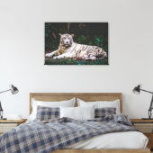 tijger canvas afdruk (Insitu (Slaapkamer))