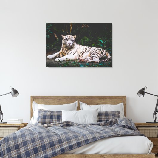 tijger canvas afdruk (Insitu (Slaapkamer))