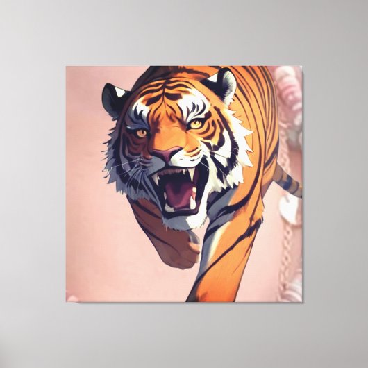 TIJGER CANVAS AFDRUK (Voorkant)