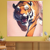 TIJGER CANVAS AFDRUK (Insitu (Woonkamer))
