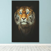 tijger canvas afdruk (Insitu (Houten vloer))