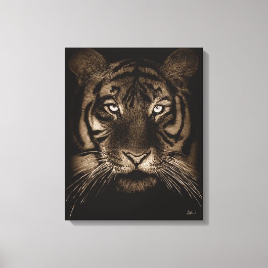Tijger Canvas Kunst (Voorkant)