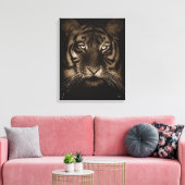 Tijger Canvas Kunst (Insitu (Woonkamer))