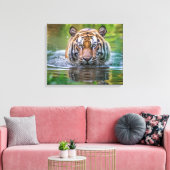 Tijger Canvas Kunst (Insitu (Woonkamer))
