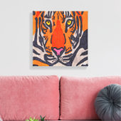 Tijger - Canvas Print (Insitu (Woonkamer))