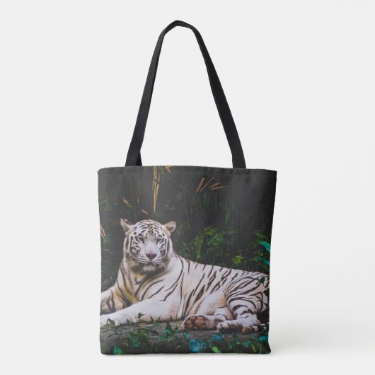 Tijger Canvas tas (Achterkant)