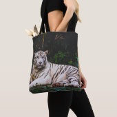 Tijger Canvas tas (Dichtbij)
