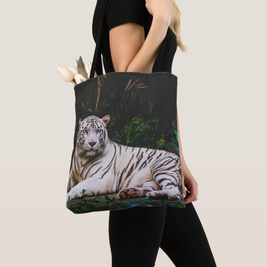 Tijger Canvas tas (Dichtbij)