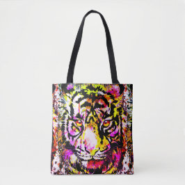 tijger - Canvas tas - Grote kat uit de tijger - W
