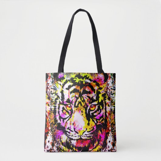  tijger - Canvas tas - Grote kat uit de tijger - W (Voorkant)