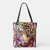 tijger - Canvas tas - Grote kat uit de tijger - W (Achterkant)