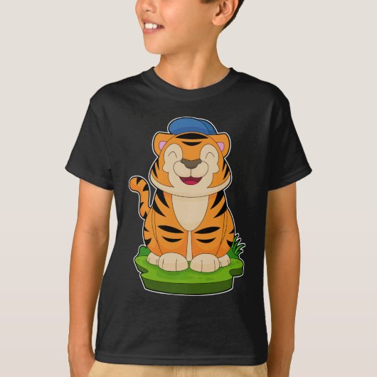Tijger Cap T-shirt (Voorkant)