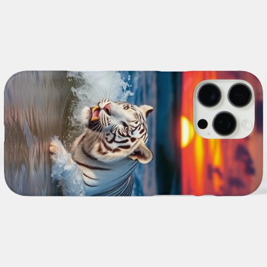 tijger Case-Mate iPhone case (Achterkant (horizontaal))