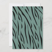 Tijger-Chinees nieuwjaar 2022 Rode-feestkaart Kaart (Achterkant)