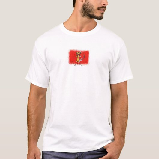 Tijger - Chinees teken T-shirt (Voorkant)