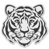 Tijger clipart sticker (Voorkant)
